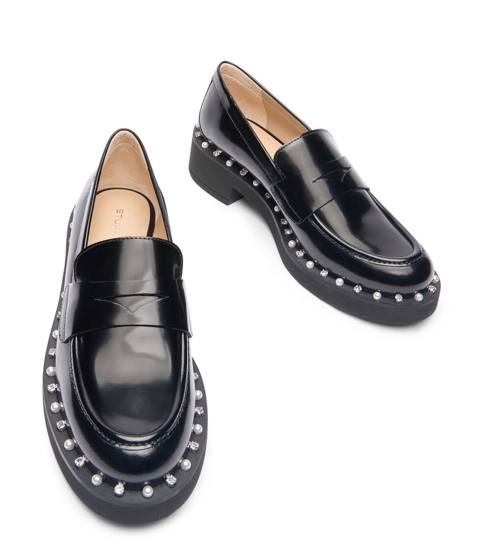 Stuart Weitzman REVERIE LOAFER En NEGRO De Mujer | Stuart Weitzman®