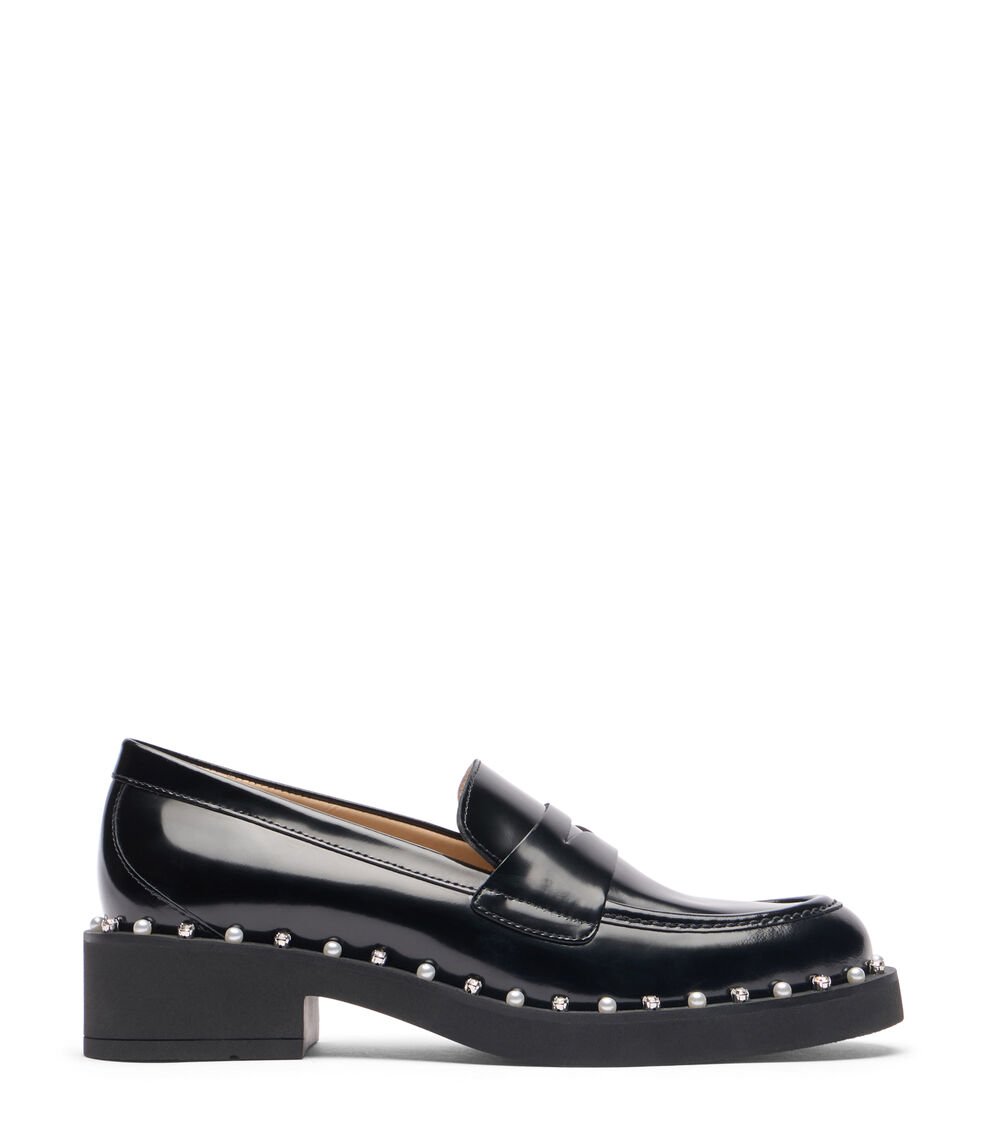 Stuart Weitzman REVERIE LOAFER en NEGRO de Mujer | Stuart Weitzman®