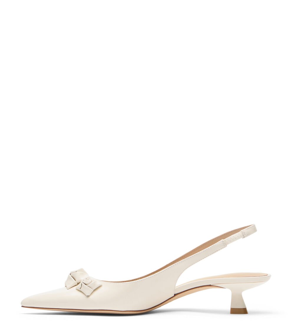 Stuart Weitzman ROSIE 35 SLINGBACK En CREMA De Mujer | Stuart Weitzman®