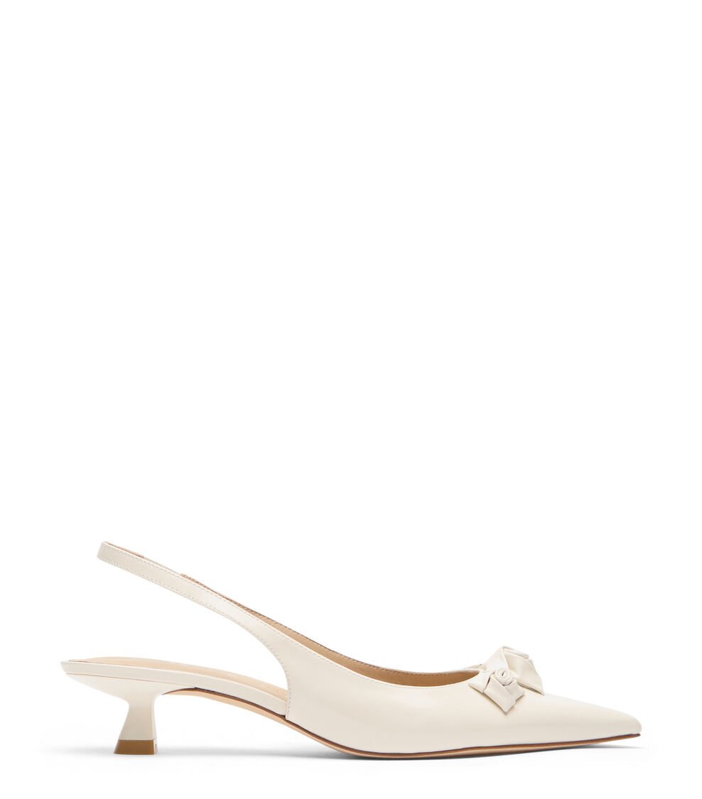 Stuart Weitzman ROSIE 35 SLINGBACK en CREMA de Mujer | Stuart Weitzman®