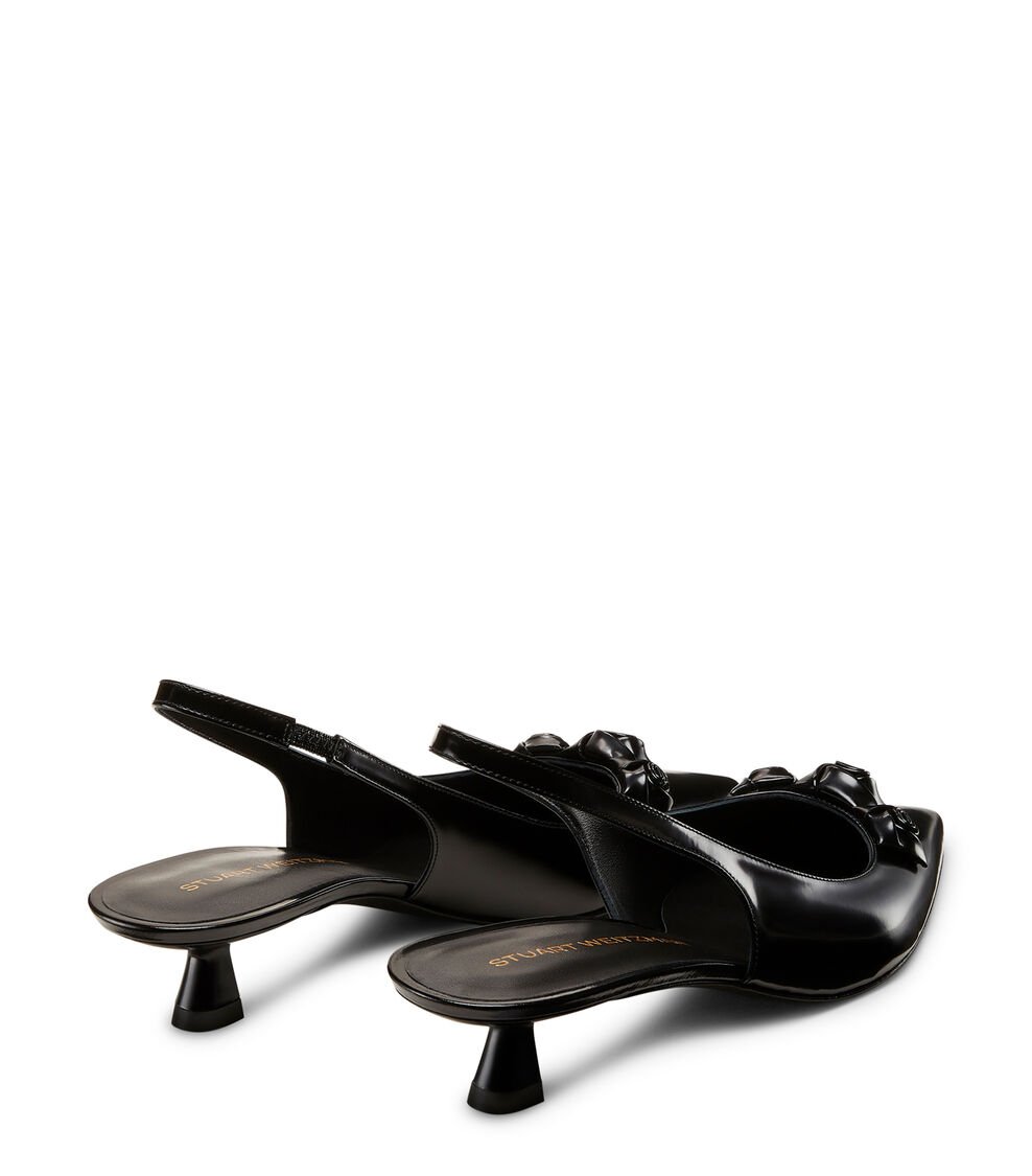 Stuart Weitzman ROSIE 35 SLINGBACK En NEGRO De Mujer | Stuart Weitzman®
