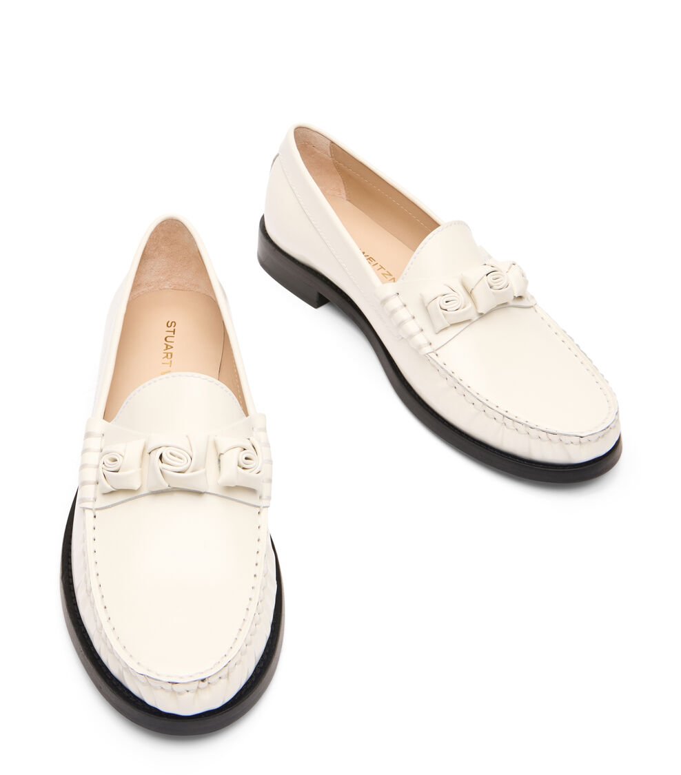 Stuart Weitzman ROSIE LOAFER En CREMA De Mujer | Stuart Weitzman®