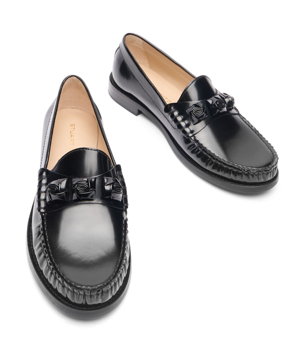 Stuart Weitzman ROSIE LOAFER En NEGRO De Mujer | Stuart Weitzman®