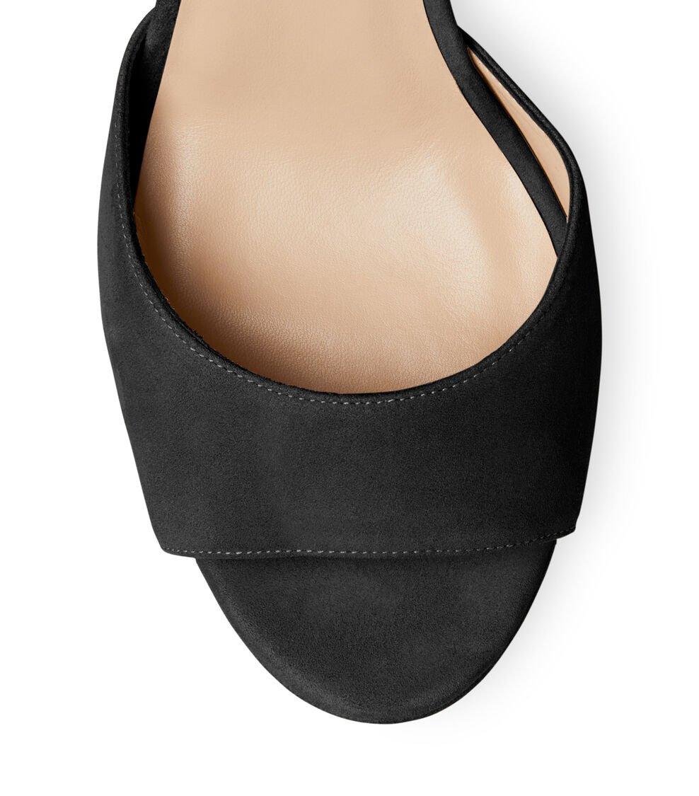 Stuart Weitzman RYDER 95 PLATFORM SANDAL En NEGRO De Mujer | Stuart Weitzman®