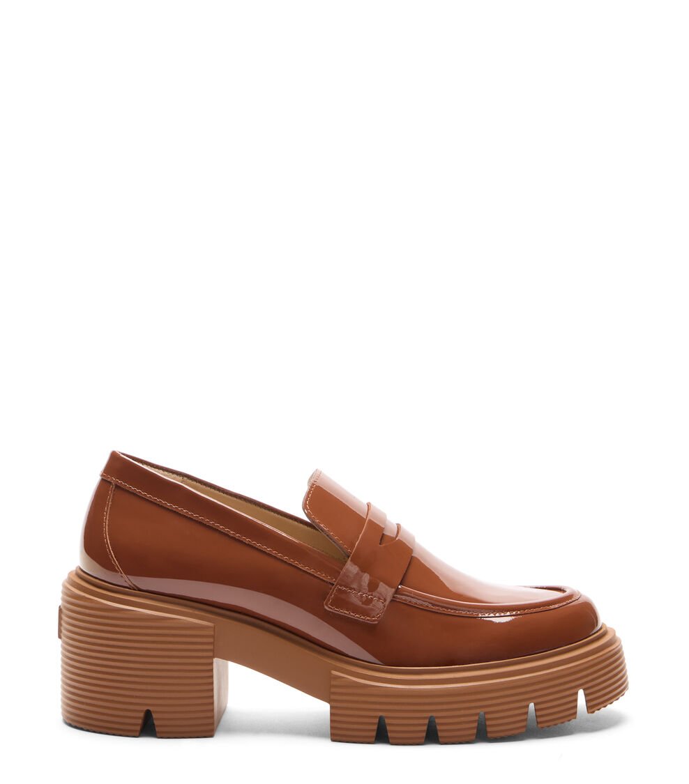 Stuart Weitzman SOHO LOAFER en MARRÓN BRIDA TONAL de Mujer | Stuart Weitzman®