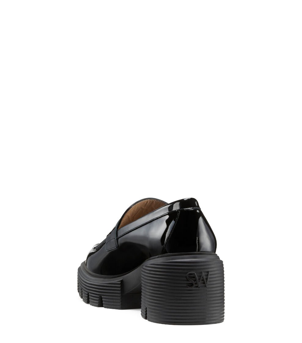 Stuart Weitzman SOHO LOAFER En NEGRO De Mujer | Stuart Weitzman®