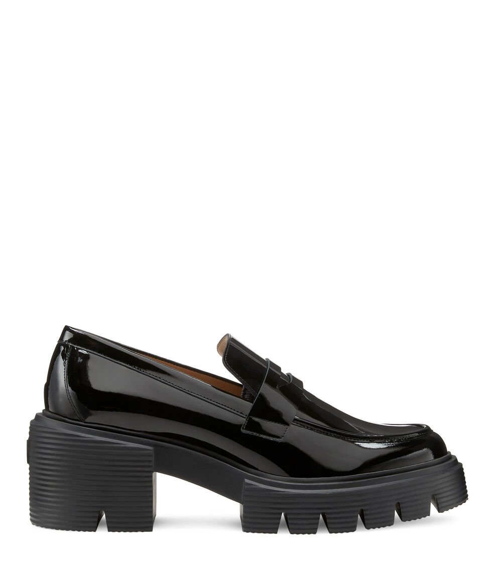 Stuart Weitzman SOHO LOAFER en NEGRO de Mujer | Stuart Weitzman®