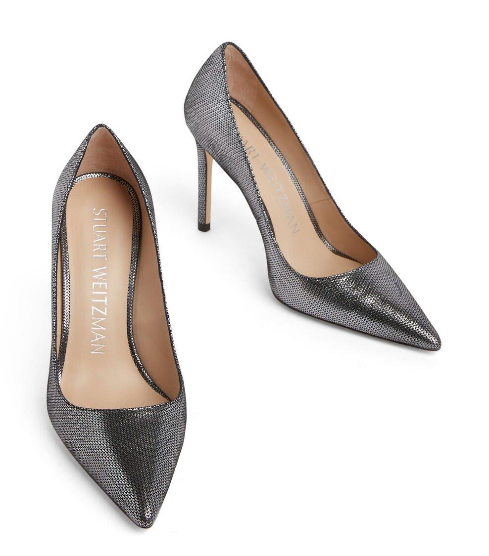 Stuart Weitzman STUART 100 PUMP En ACERO De Mujer | Stuart Weitzman®