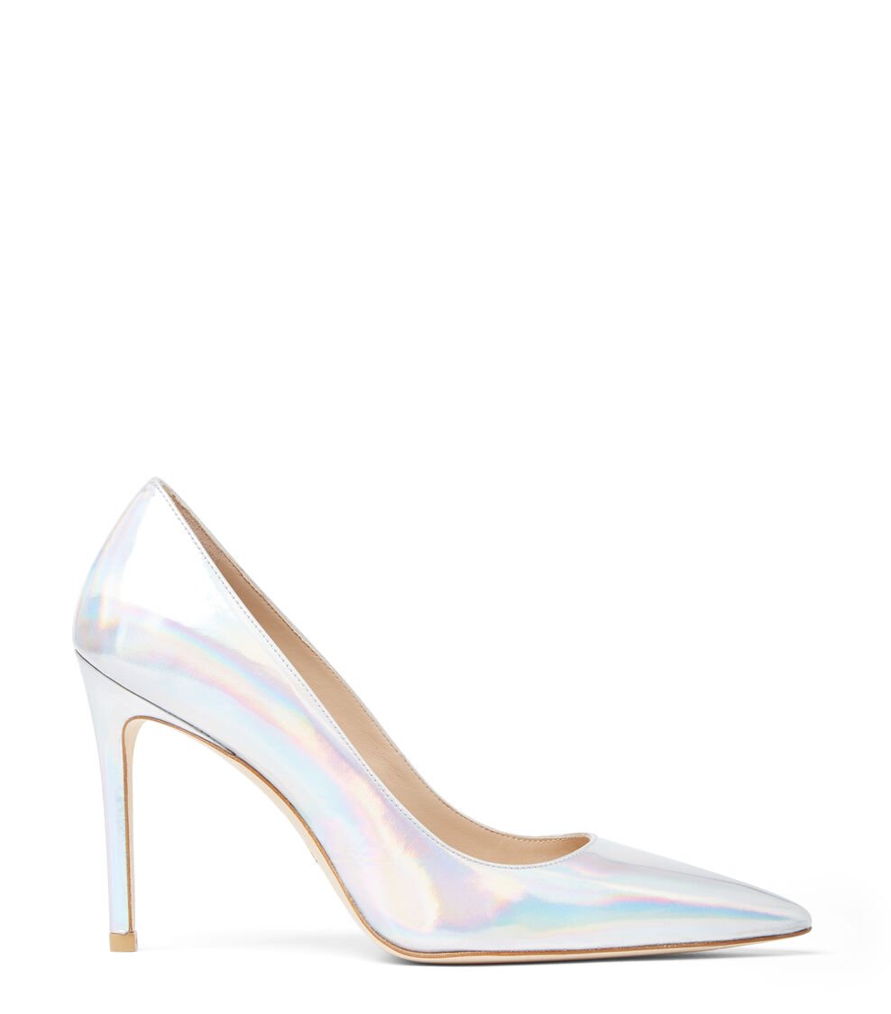 Stuart Weitzman STUART 100 PUMP en PLATEADO de Mujer | Stuart Weitzman®