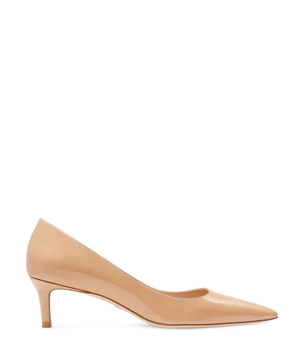Stuart Weitzman STUART 50 PUMP en MARRÓN ADOBE de Mujer | Stuart Weitzman®