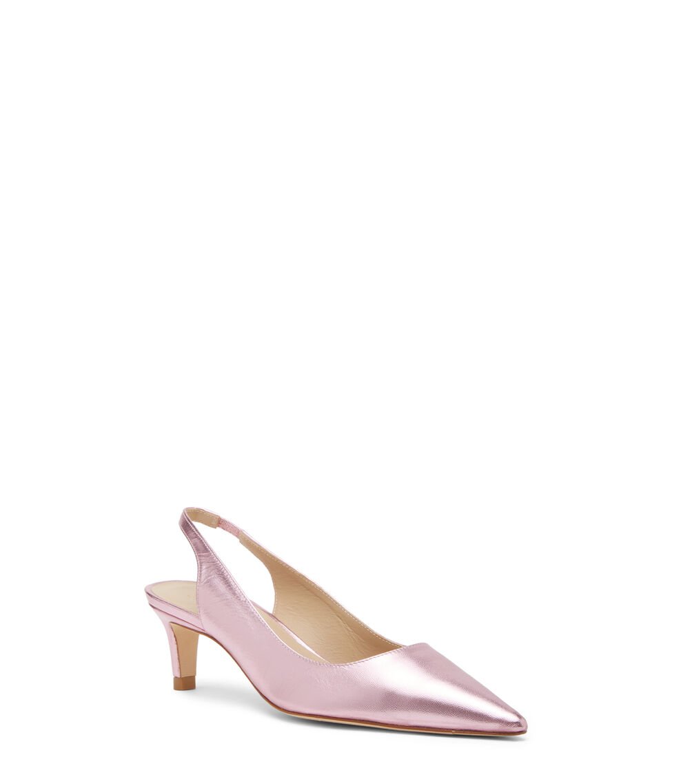 Stuart Weitzman STUART 50 SLINGBACK PUMP En ALGODÓN DE AZÚCAR De Mujer | Stuart Weitzman®