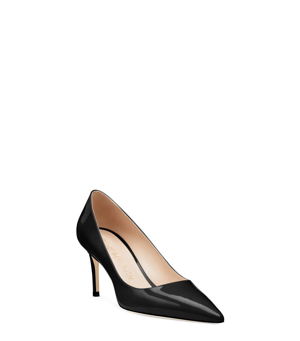 Stuart Weitzman STUART 75 PUMP En NEGRO De Mujer | Stuart Weitzman®