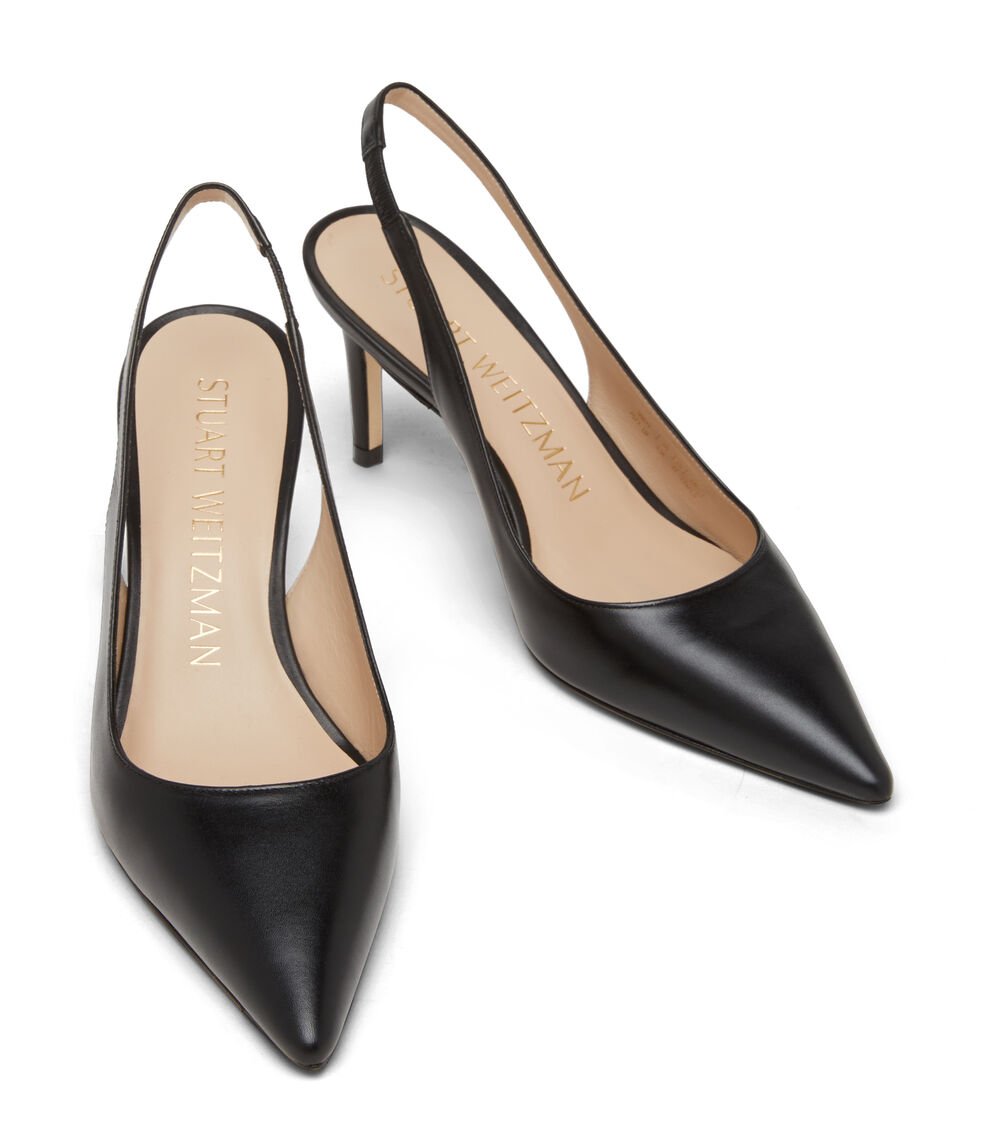 Stuart Weitzman STUART 75 SLINGBACK PUMP En NEGRO De Mujer | Stuart Weitzman®