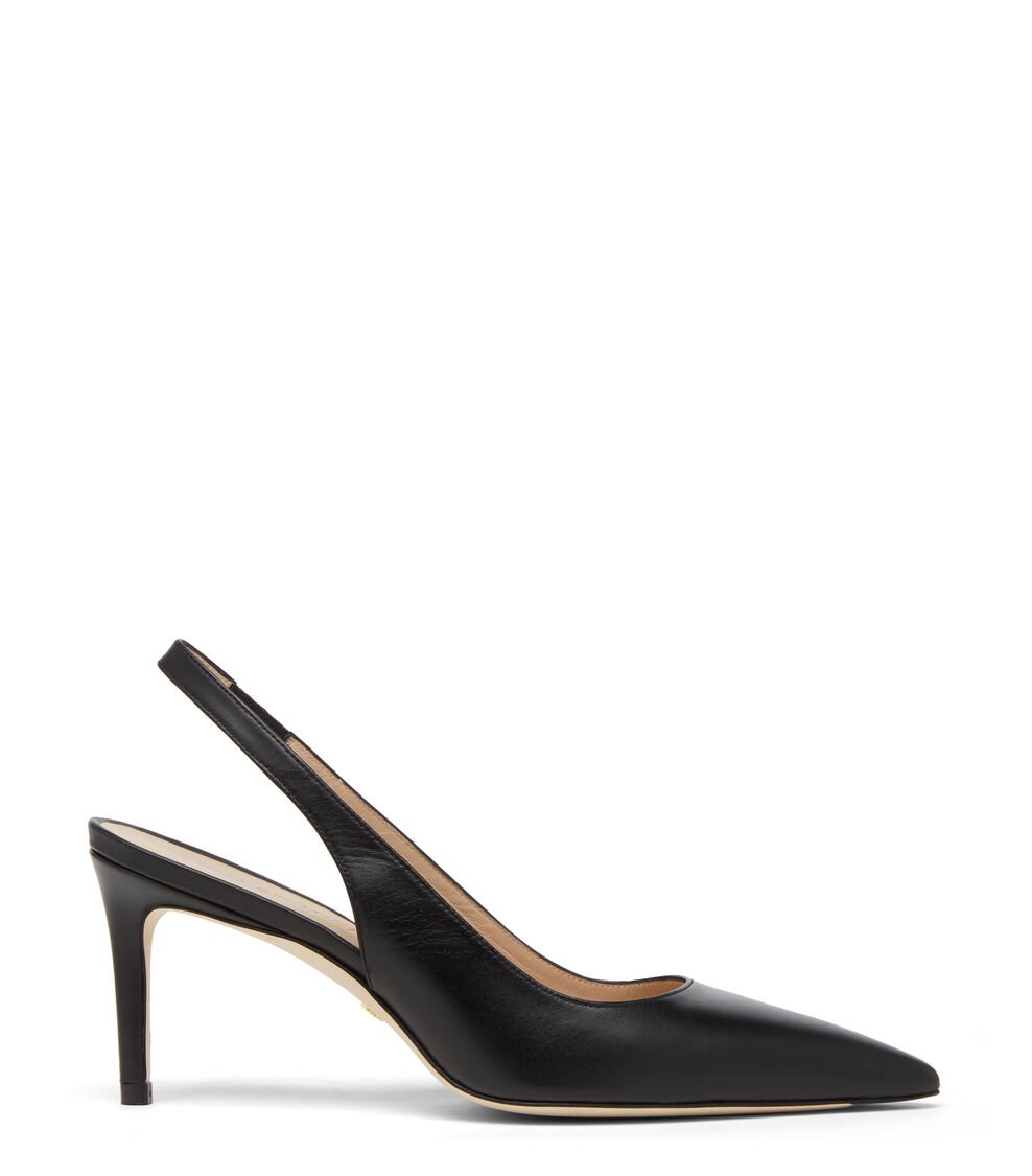 Stuart Weitzman STUART 75 SLINGBACK PUMP en NEGRO de Mujer | Stuart Weitzman®