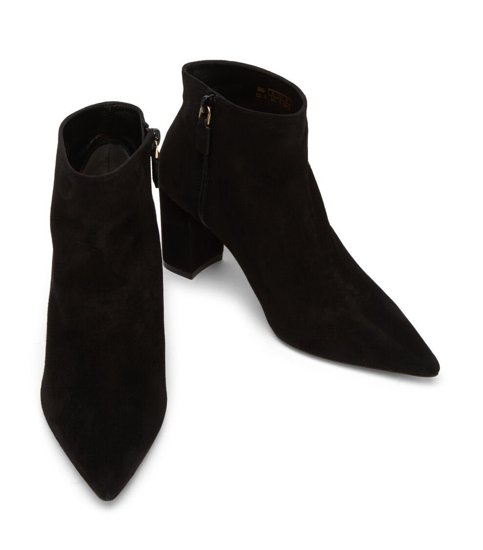 Stuart Weitzman STUART 75 ZIP BOOTIE En NEGRO De Mujer | Stuart Weitzman®