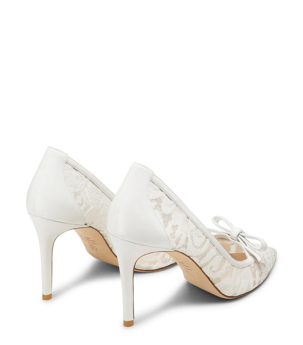 Stuart Weitzman STUART FELICITY 85 PUMP En BLANCO De Mujer | Stuart Weitzman®