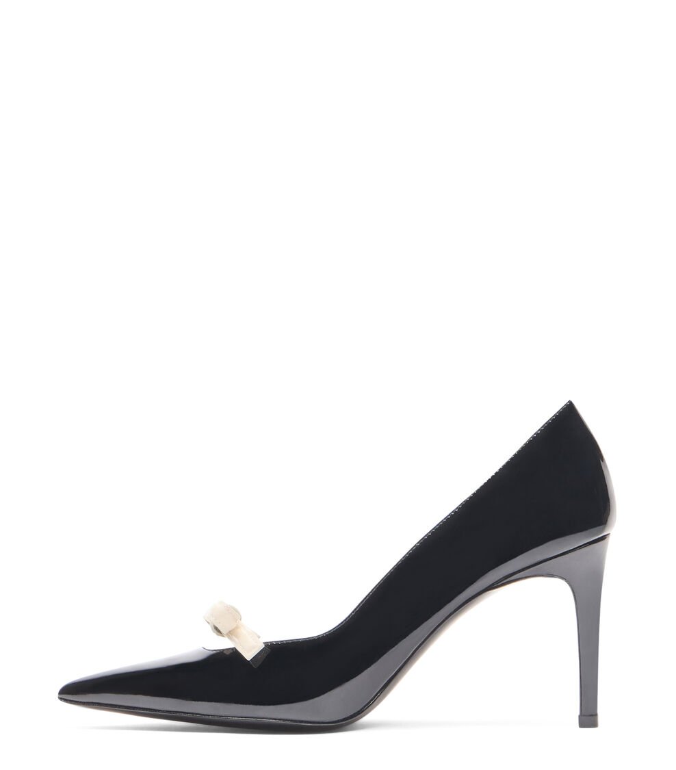 Stuart Weitzman STUART FELICITY 85 PUMP En NEGRO/CREMA De Mujer | Stuart Weitzman®