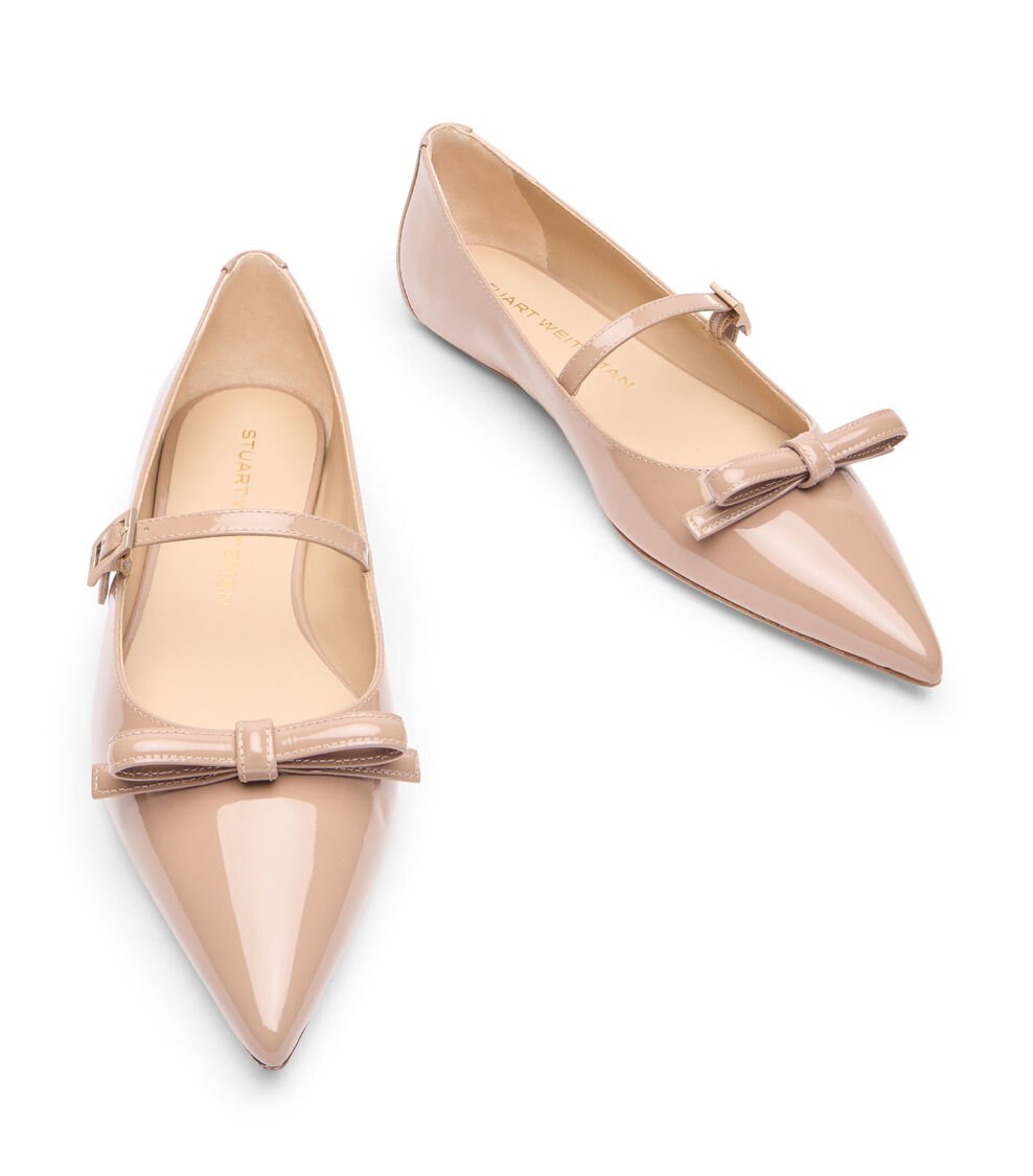 Stuart Weitzman STUART FELICITY MARY JANE FLAT En GAMUZA De Mujer | Stuart Weitzman®