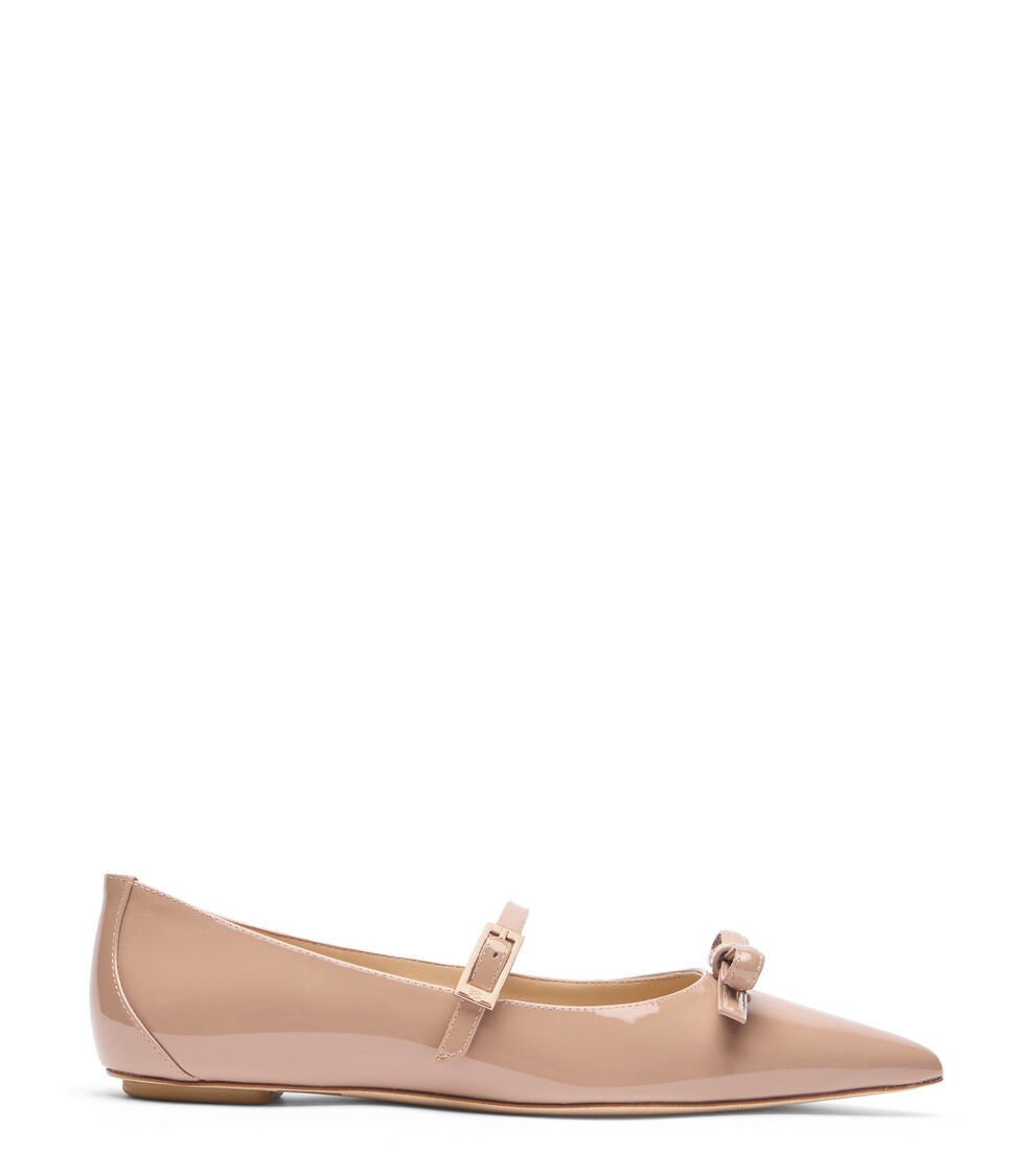 Stuart Weitzman STUART FELICITY MARY JANE FLAT en GAMUZA de Mujer | Stuart Weitzman®