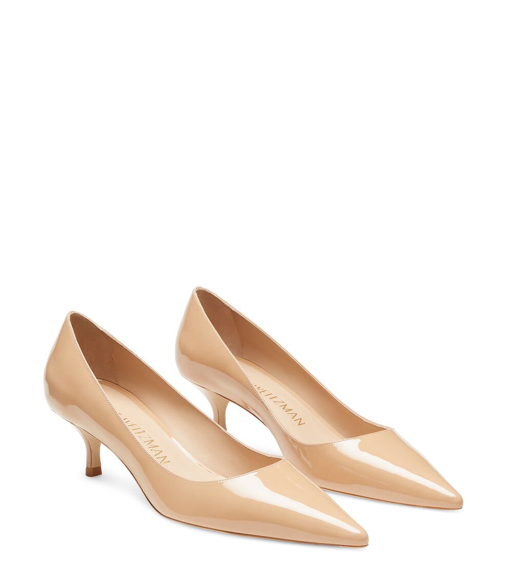 Stuart Weitzman STUART KITTEN PUMP En ADOBE De Mujer | Stuart Weitzman®