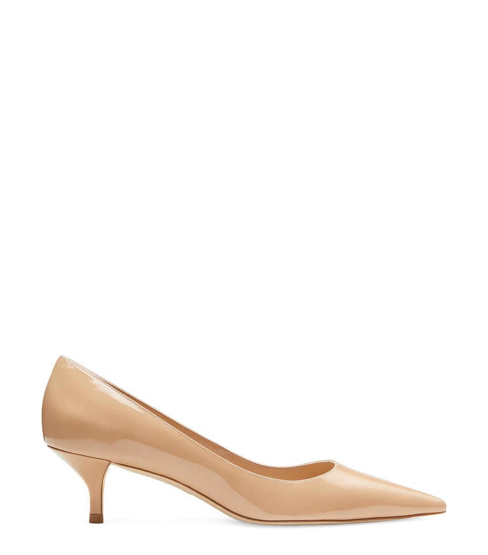 Stuart Weitzman STUART KITTEN PUMP en ADOBE de Mujer | Stuart Weitzman®