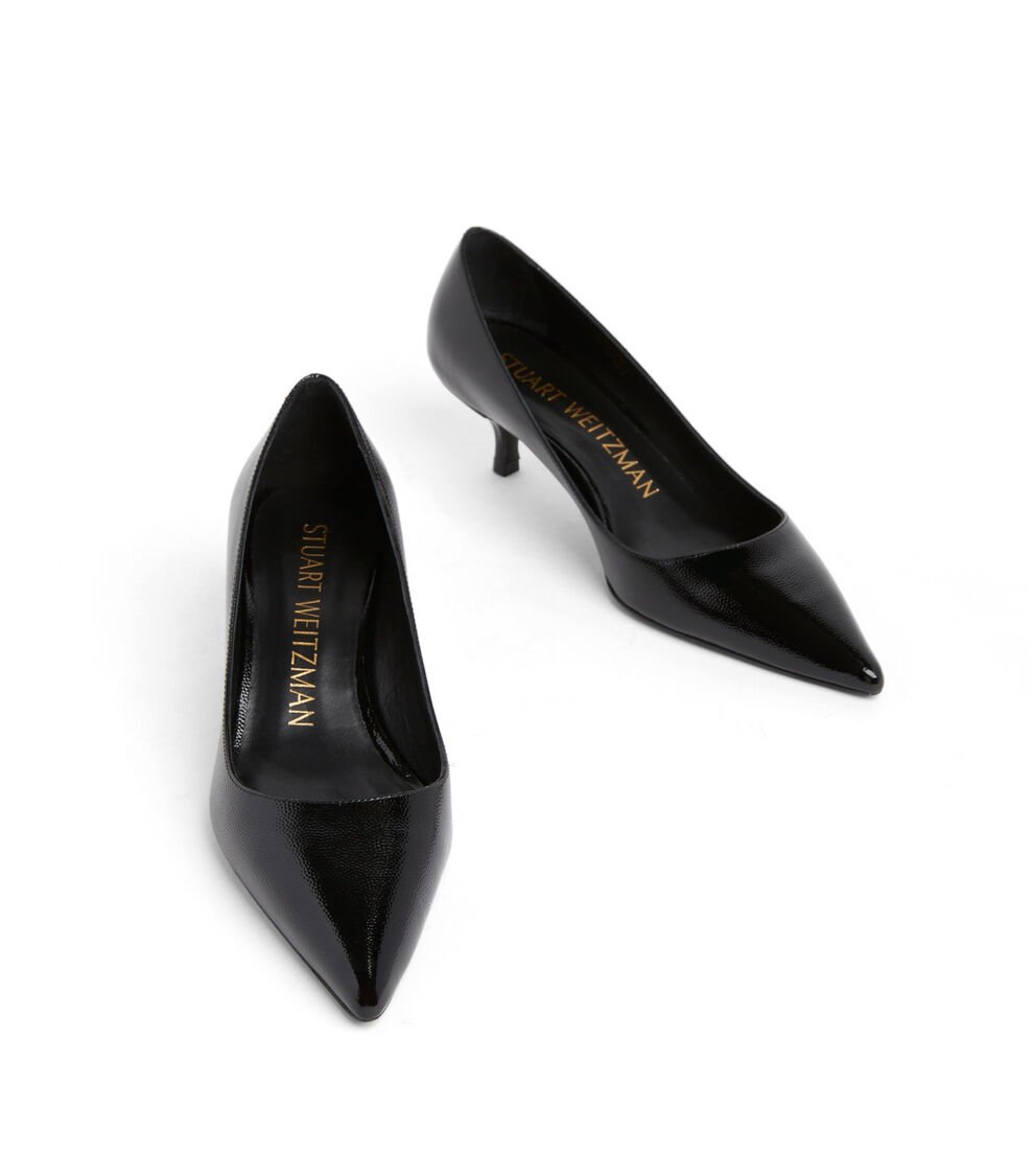 Stuart Weitzman STUART KITTEN PUMP En NEGRO De Mujer | Stuart Weitzman®