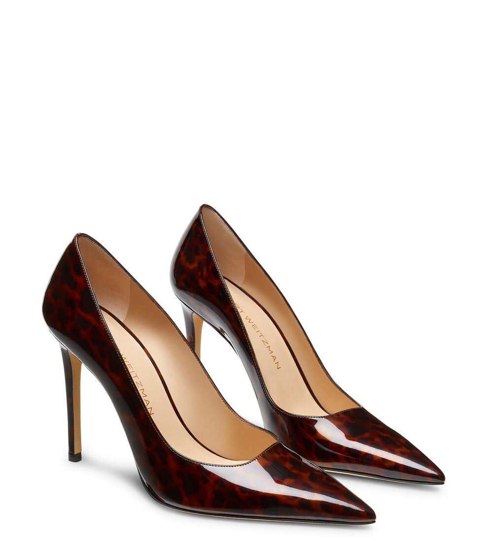 Stuart Weitzman STUART POWER 100 PUMP En MARRÓN OSCURO De Mujer | Stuart Weitzman®