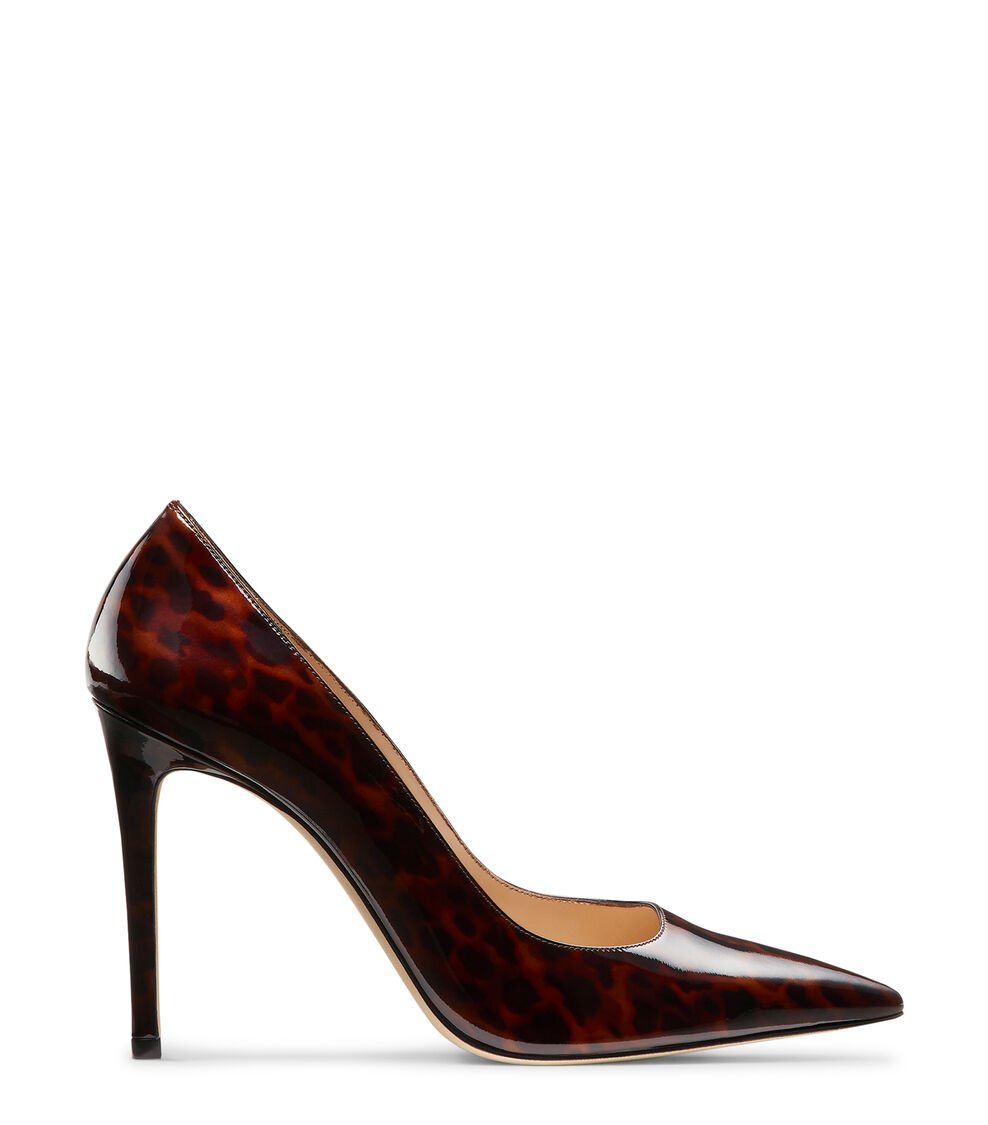 Stuart Weitzman STUART POWER 100 PUMP en MARRÓN OSCURO de Mujer | Stuart Weitzman®