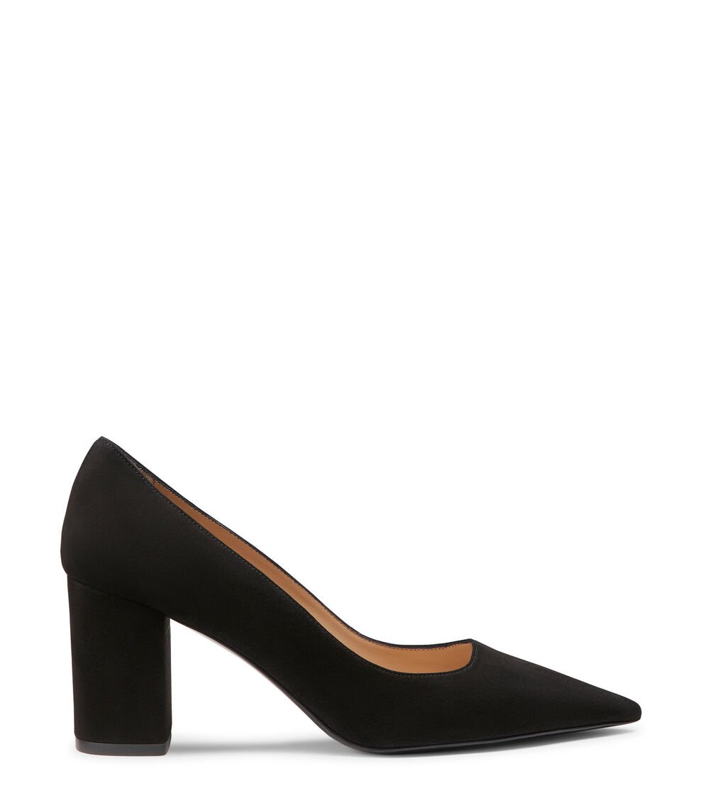 Stuart Weitzman STUART POWER 75 BLOCK PUMP en NEGRO de Mujer | Stuart Weitzman®