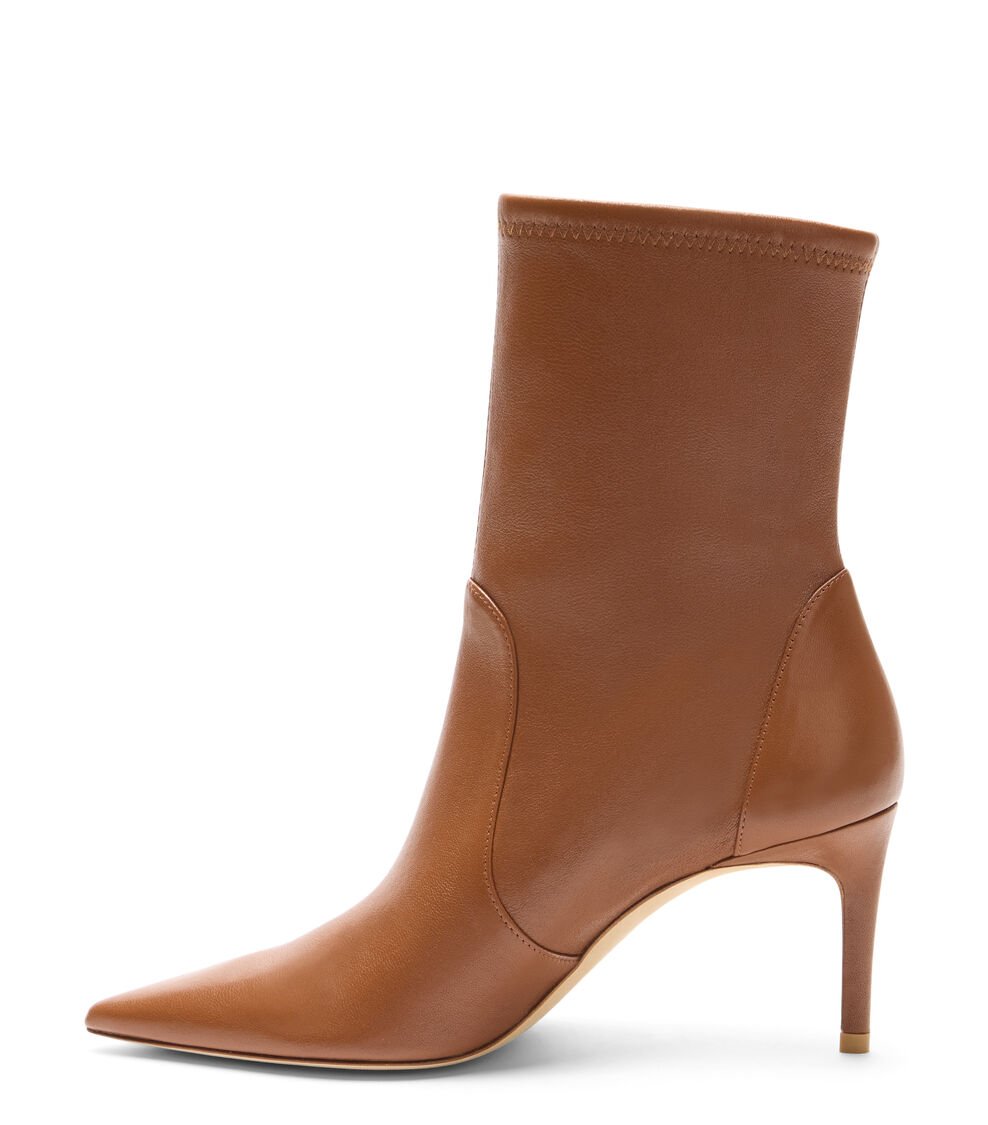 Stuart Weitzman STUART POWER 75 BOOTIE En MARRÓN BRIDLE De Mujer | Stuart Weitzman®