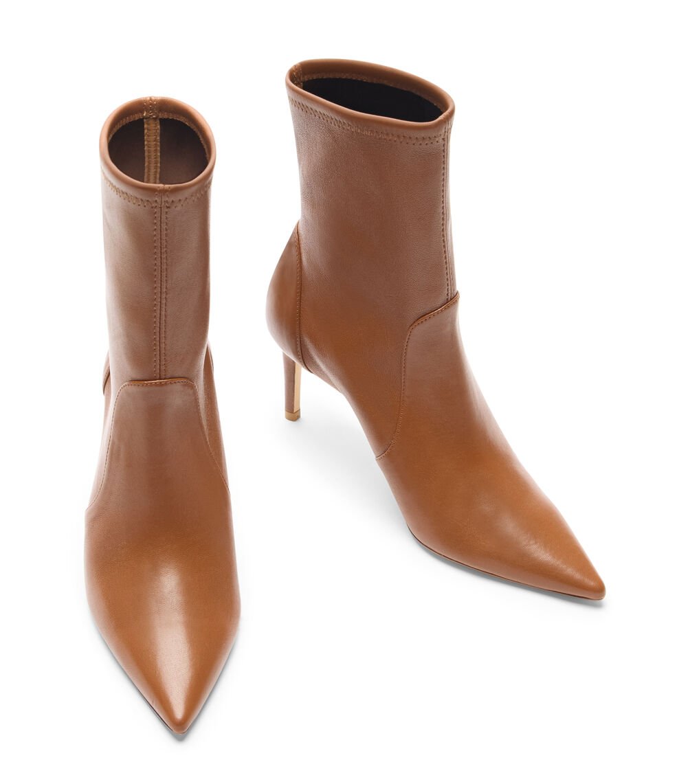 Stuart Weitzman STUART POWER 75 BOOTIE En MARRÓN BRIDLE De Mujer | Stuart Weitzman®
