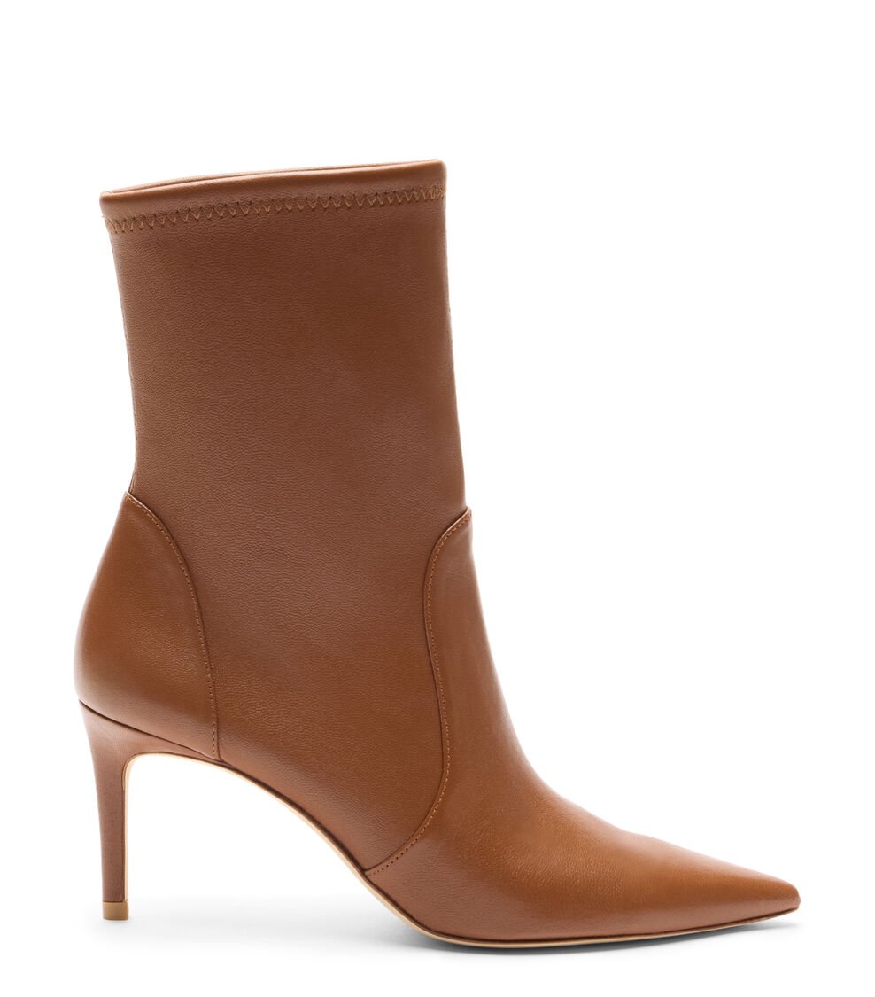 Stuart Weitzman STUART POWER 75 BOOTIE en MARRÓN BRIDLE de Mujer | Stuart Weitzman®