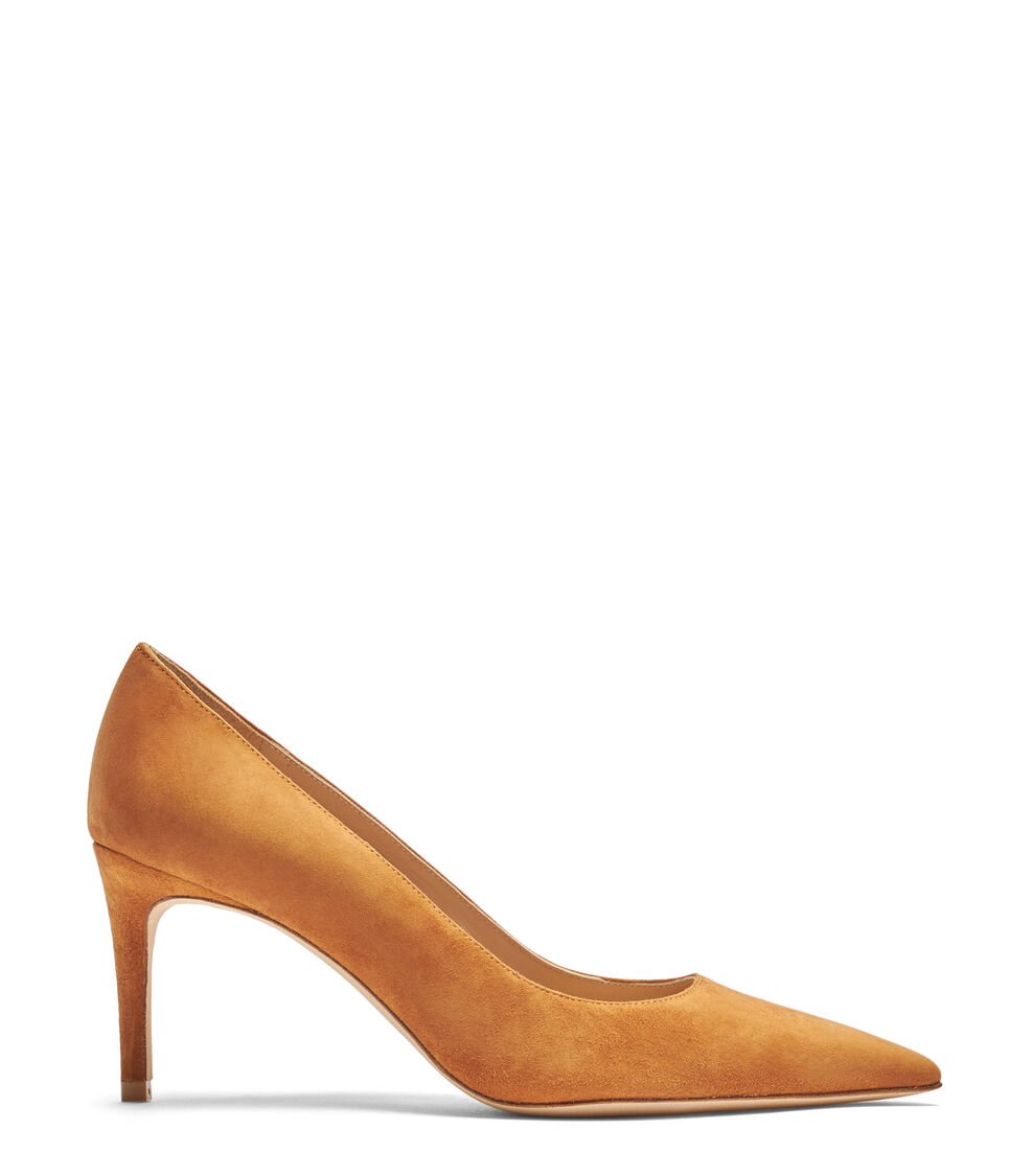 Stuart Weitzman STUART POWER 75 PUMP en AVELLANA de Mujer | Stuart Weitzman®