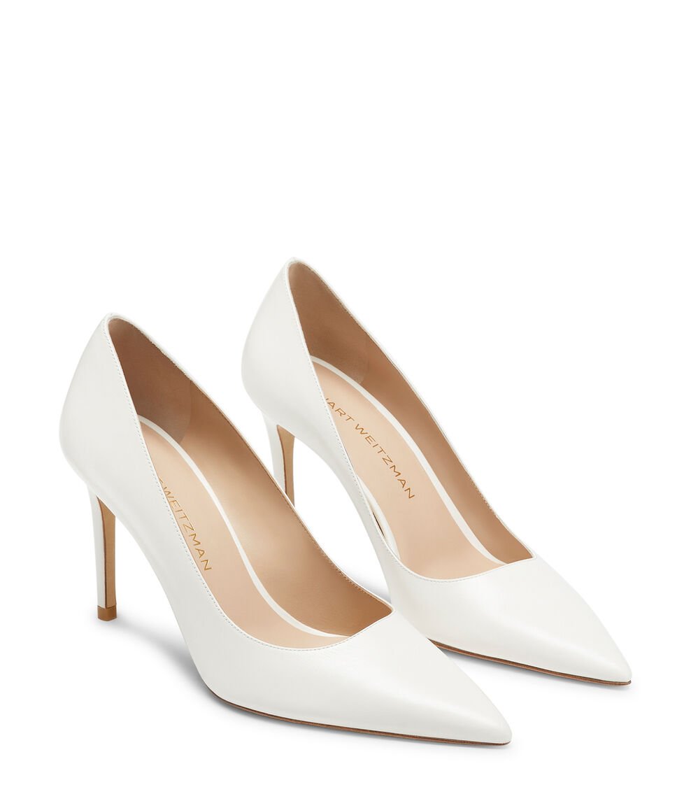 Stuart Weitzman STUART POWER 85 PUMP En CREMA De Mujer | Stuart Weitzman®
