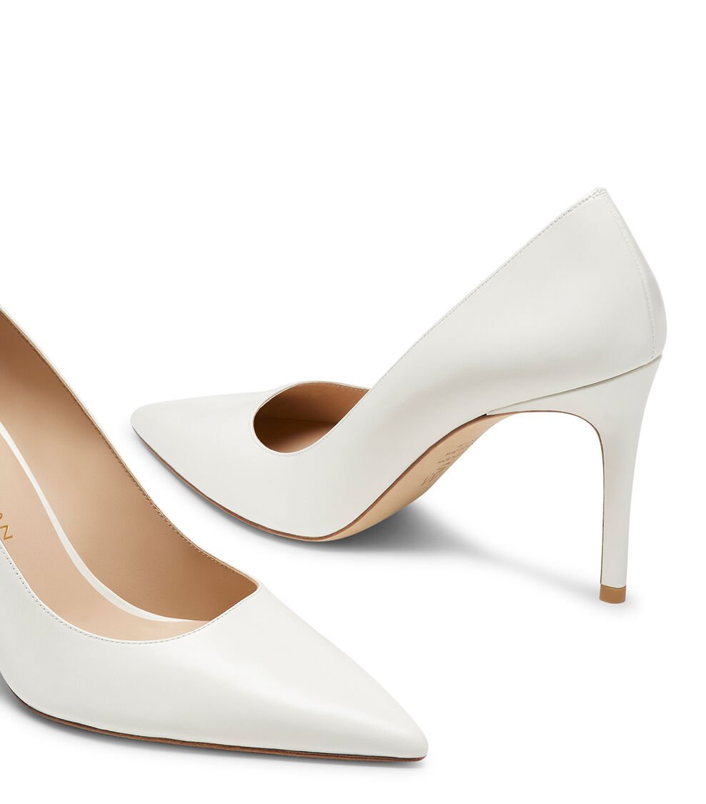 Stuart Weitzman STUART POWER 85 PUMP En CREMA De Mujer | Stuart Weitzman®