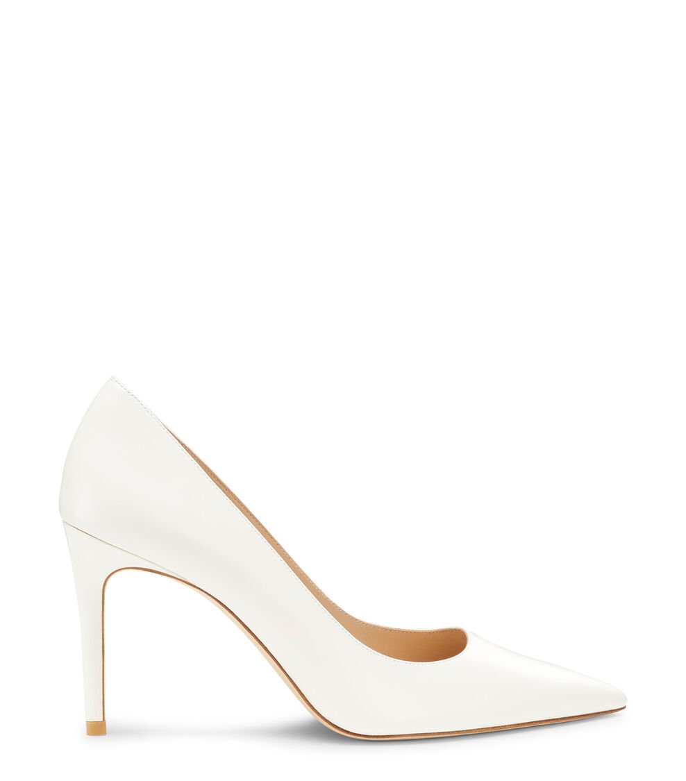 Stuart Weitzman STUART POWER 85 PUMP en CREMA de Mujer | Stuart Weitzman®
