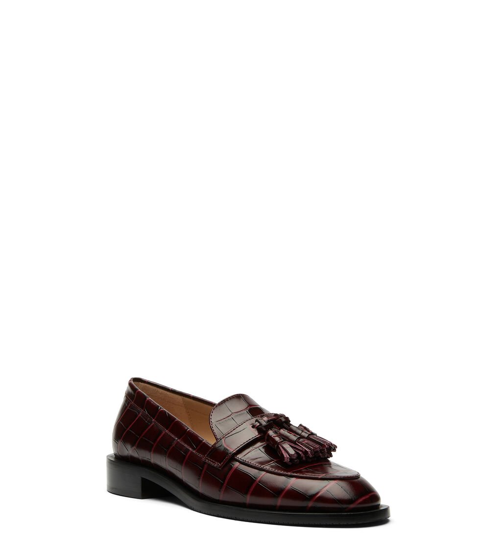 Stuart Weitzman SUTTON LOAFER En CIRUELA De Mujer | Stuart Weitzman®