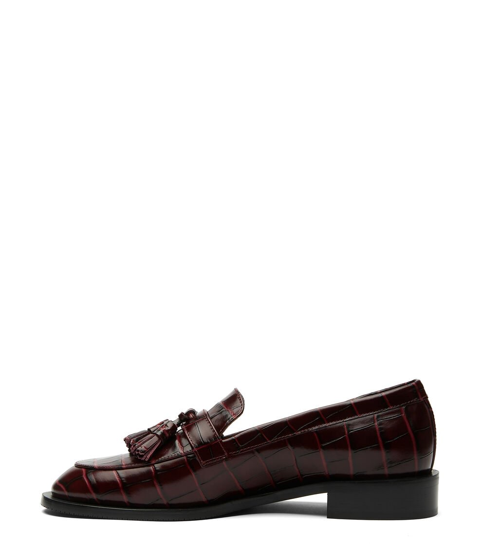 Stuart Weitzman SUTTON LOAFER En CIRUELA De Mujer | Stuart Weitzman®
