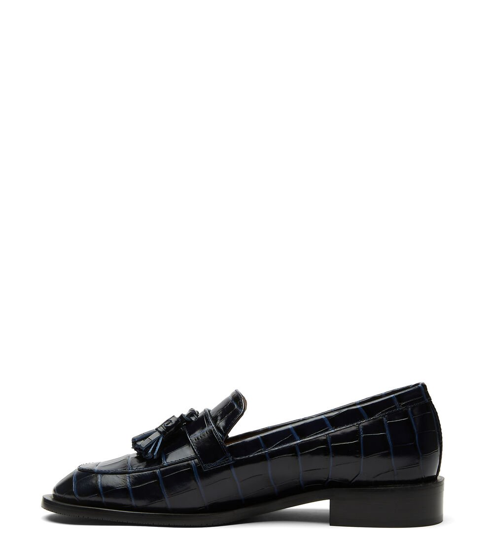 Stuart Weitzman SUTTON LOAFER En ÍNDIGO De Mujer | Stuart Weitzman®