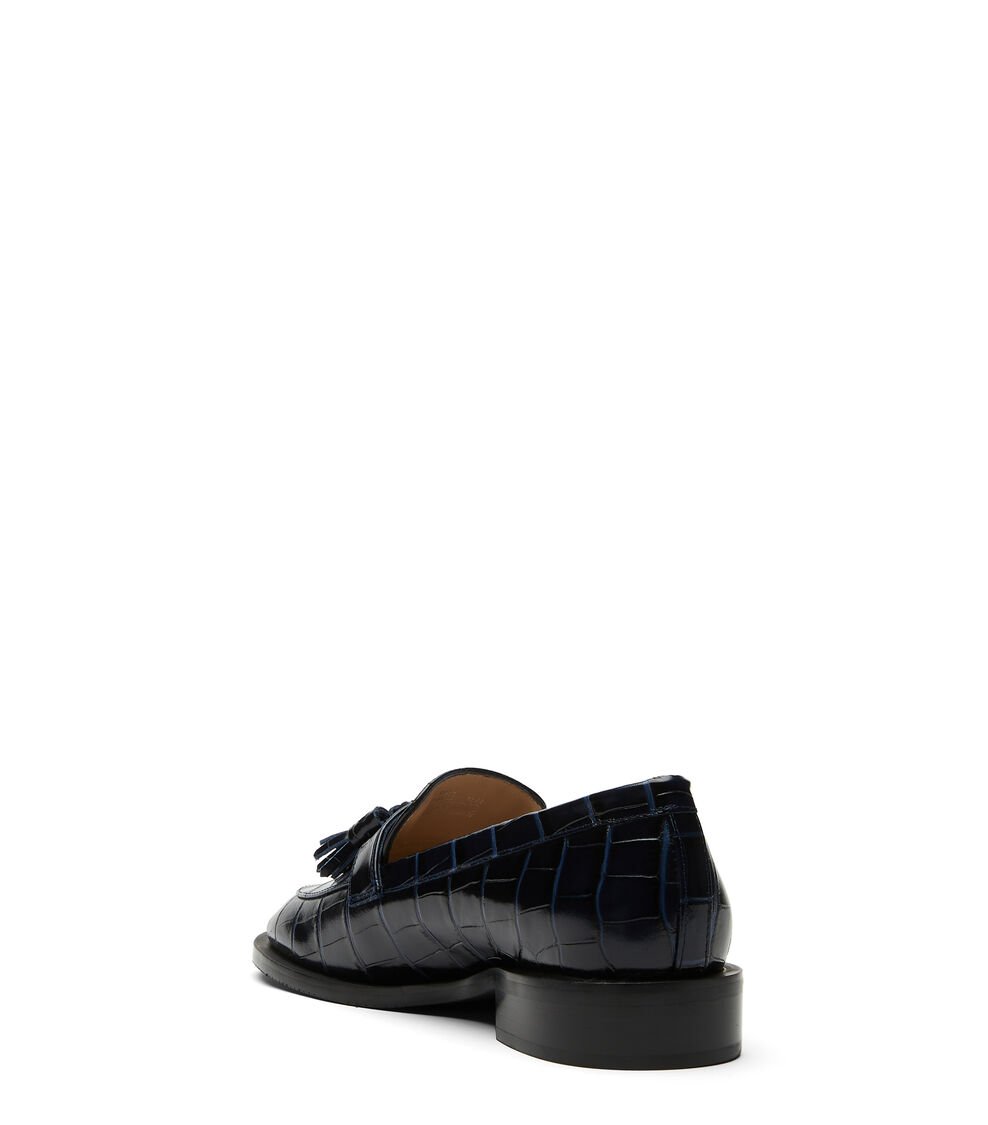 Stuart Weitzman SUTTON LOAFER En ÍNDIGO De Mujer | Stuart Weitzman®