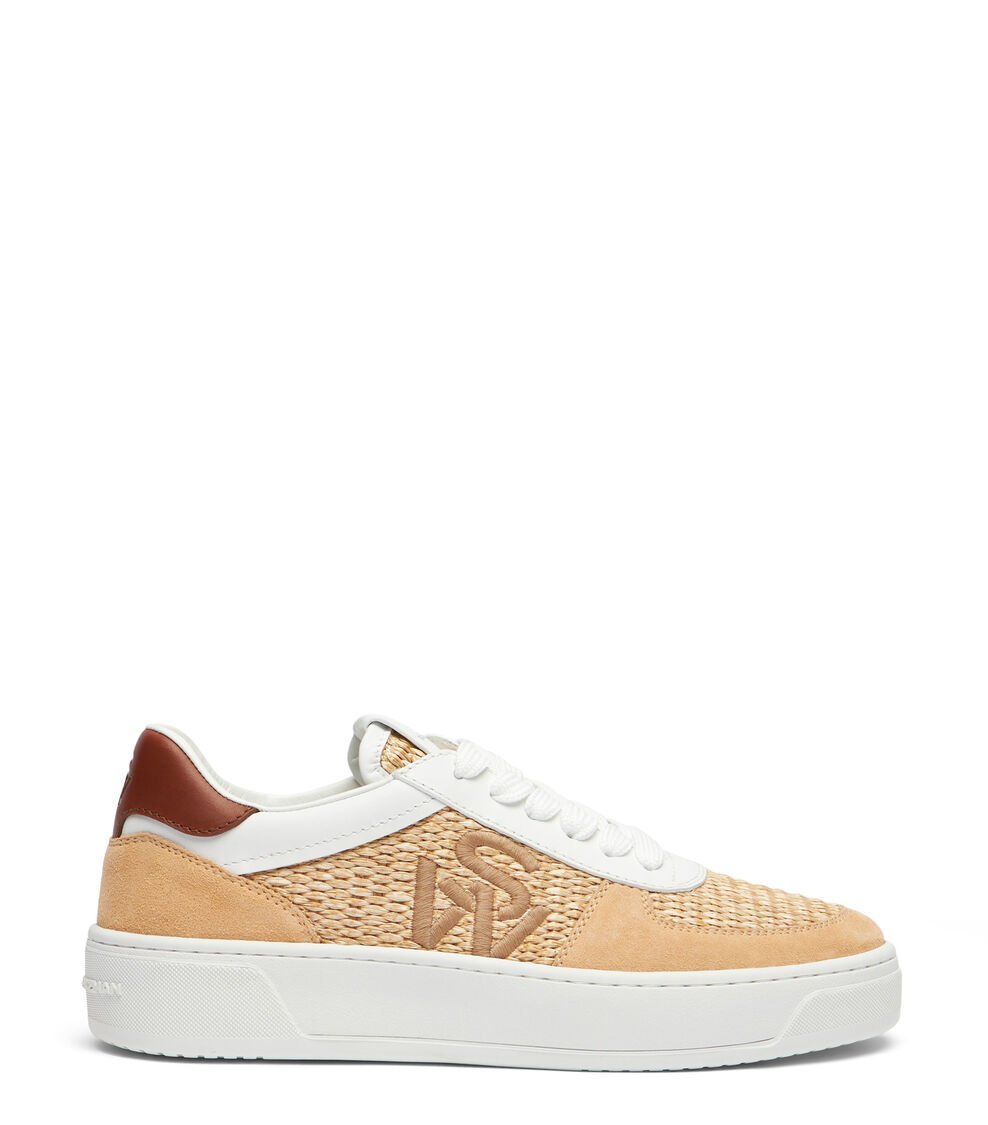 Stuart Weitzman SW COURTSIDE LOGO SNEAKER en ARENA de Mujer | Stuart Weitzman®