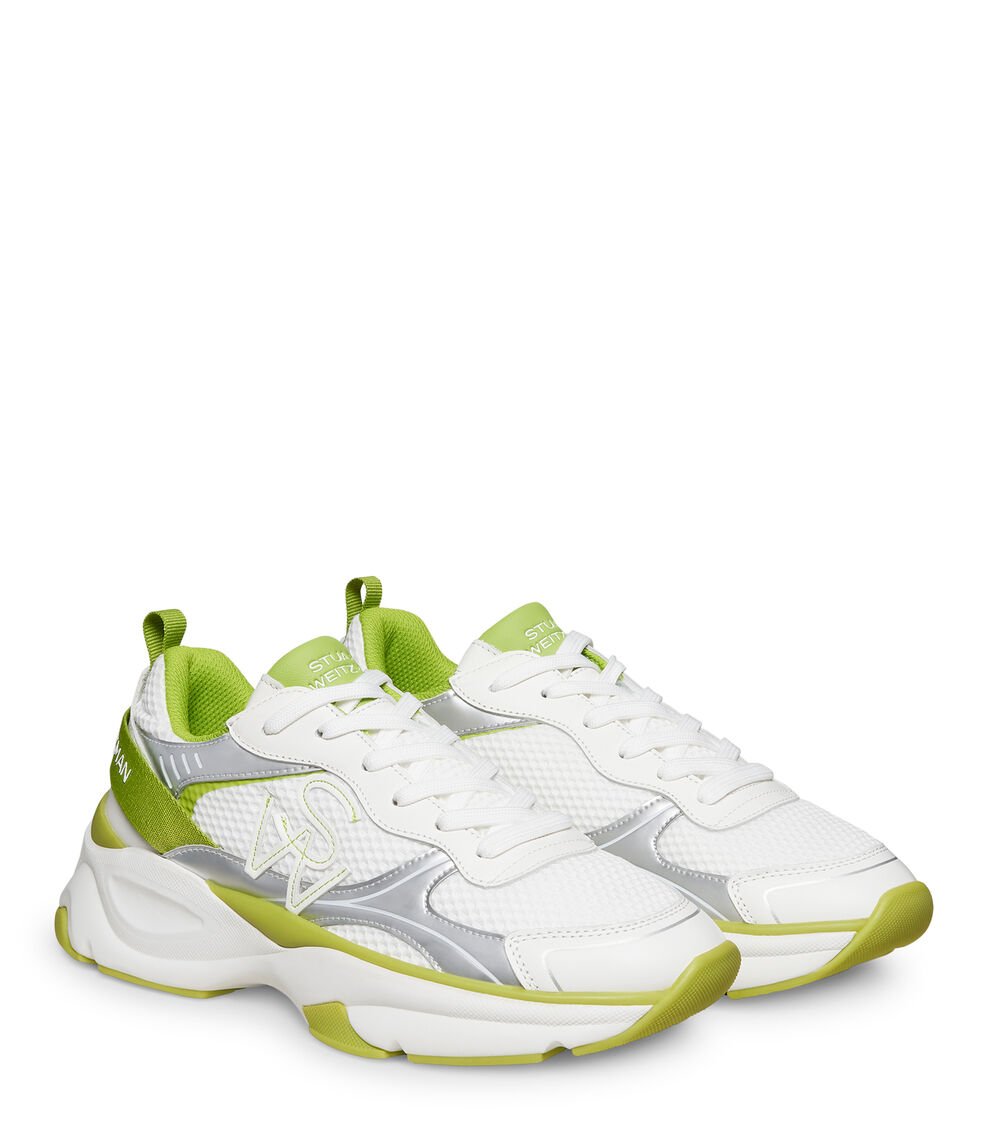 Stuart Weitzman SW TRAINER En BLANCO De Mujer | Stuart Weitzman®