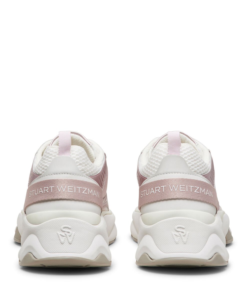 Stuart Weitzman SW TRAINER En BLANCO/ROSA MULTI/ROSA De Mujer | Stuart Weitzman®