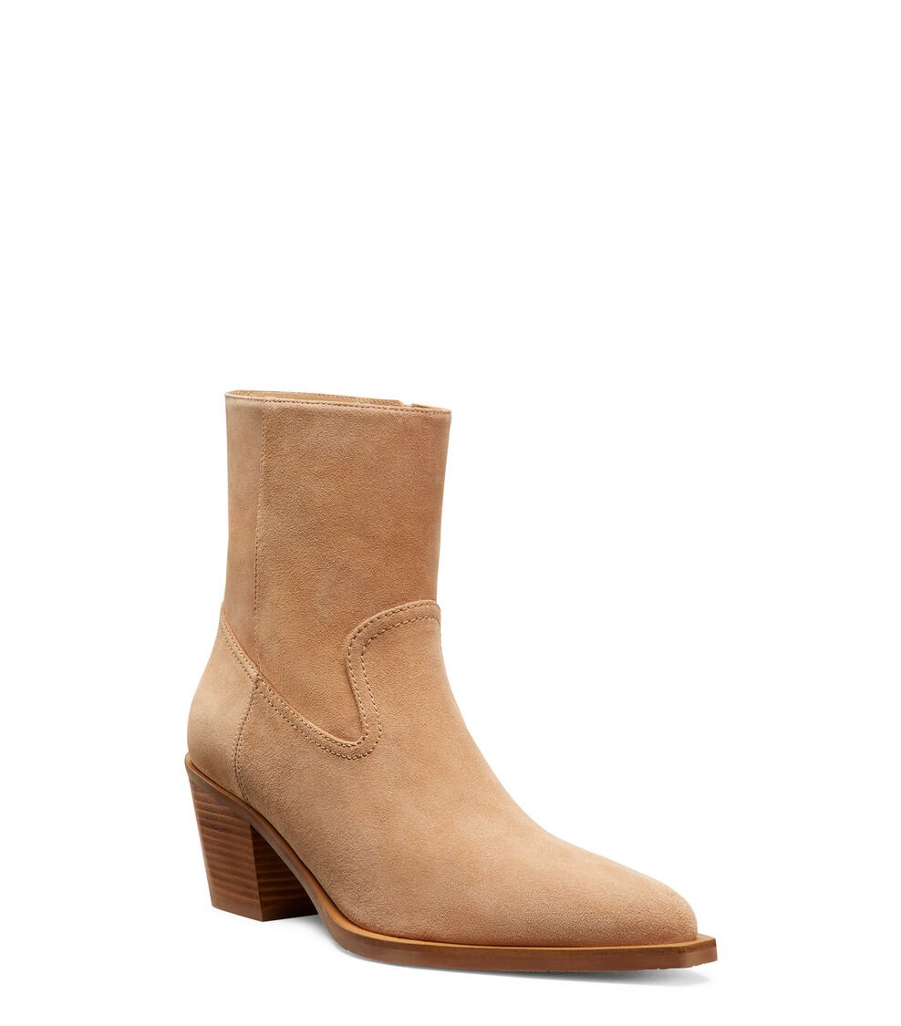 Stuart Weitzman TATE BOOTIE En NUEVO CAMEL/CARAMELO De Mujer | Stuart Weitzman®