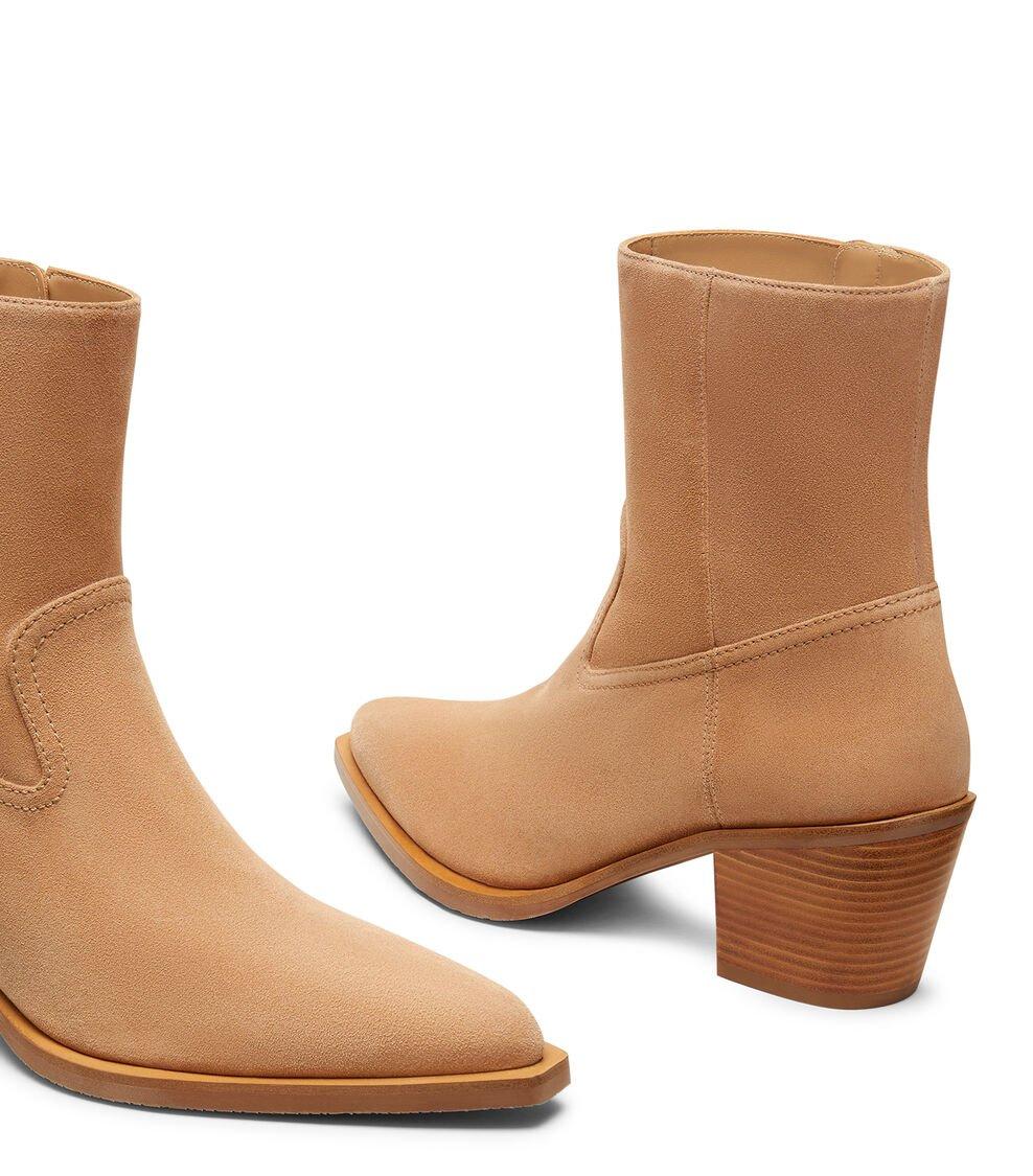 Stuart Weitzman TATE BOOTIE En NUEVO CAMEL/CARAMELO De Mujer | Stuart Weitzman®