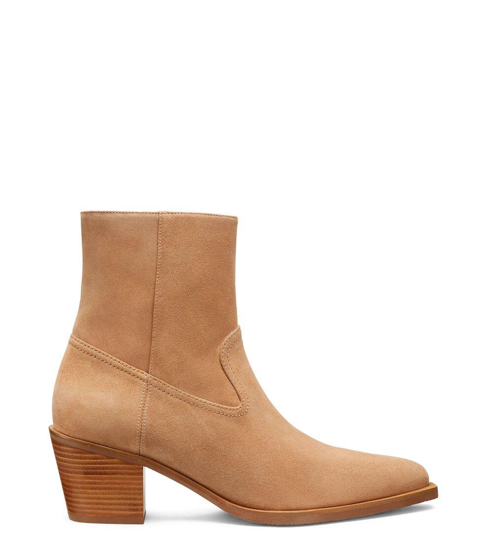 Stuart Weitzman TATE BOOTIE en NUEVO CAMEL/CARAMELO de Mujer | Stuart Weitzman®