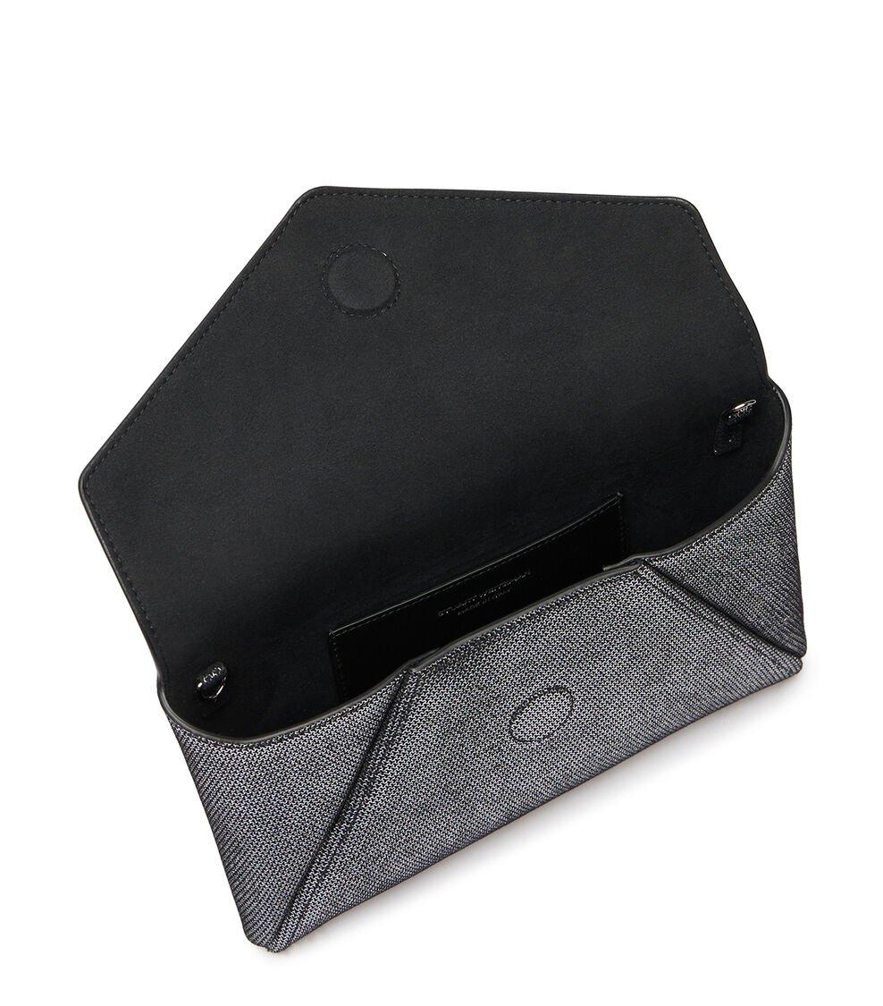 Stuart Weitzman THE LOVELETTER MINI CLUTCH En STEEL De Mujer | Stuart Weitzman®