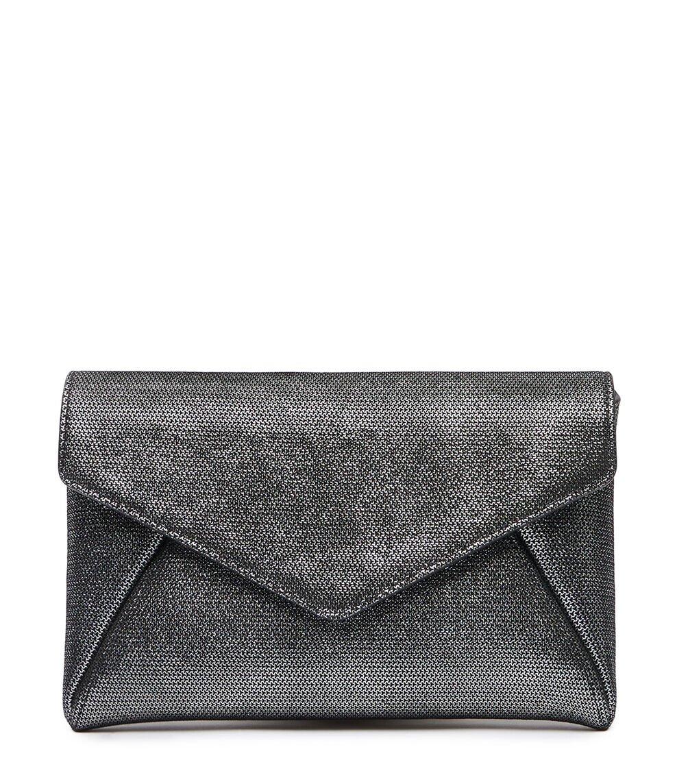 Stuart Weitzman THE LOVELETTER MINI CLUTCH en STEEL de Mujer | Stuart Weitzman®