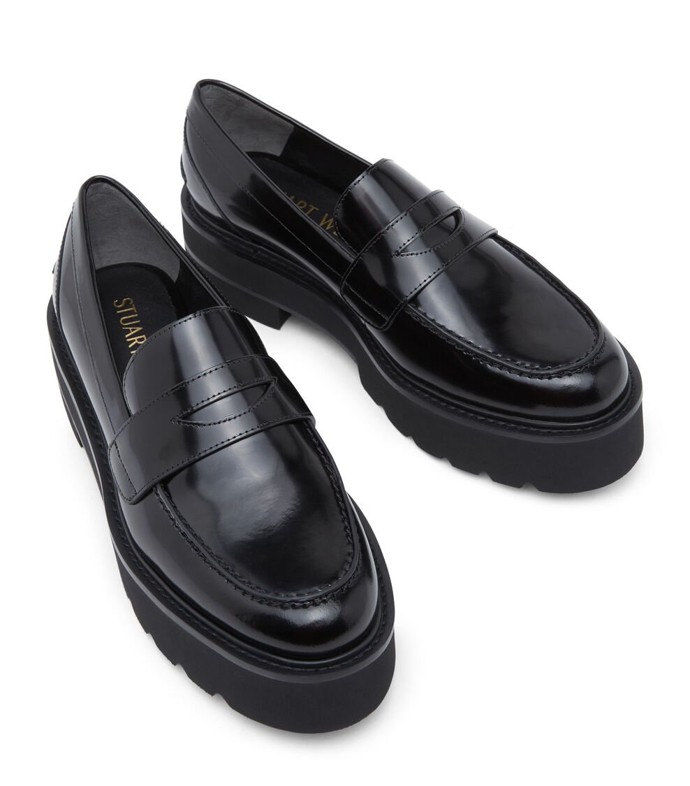 Stuart Weitzman ULTRALIFT LOAFER En NEGRO De Mujer | Stuart Weitzman®