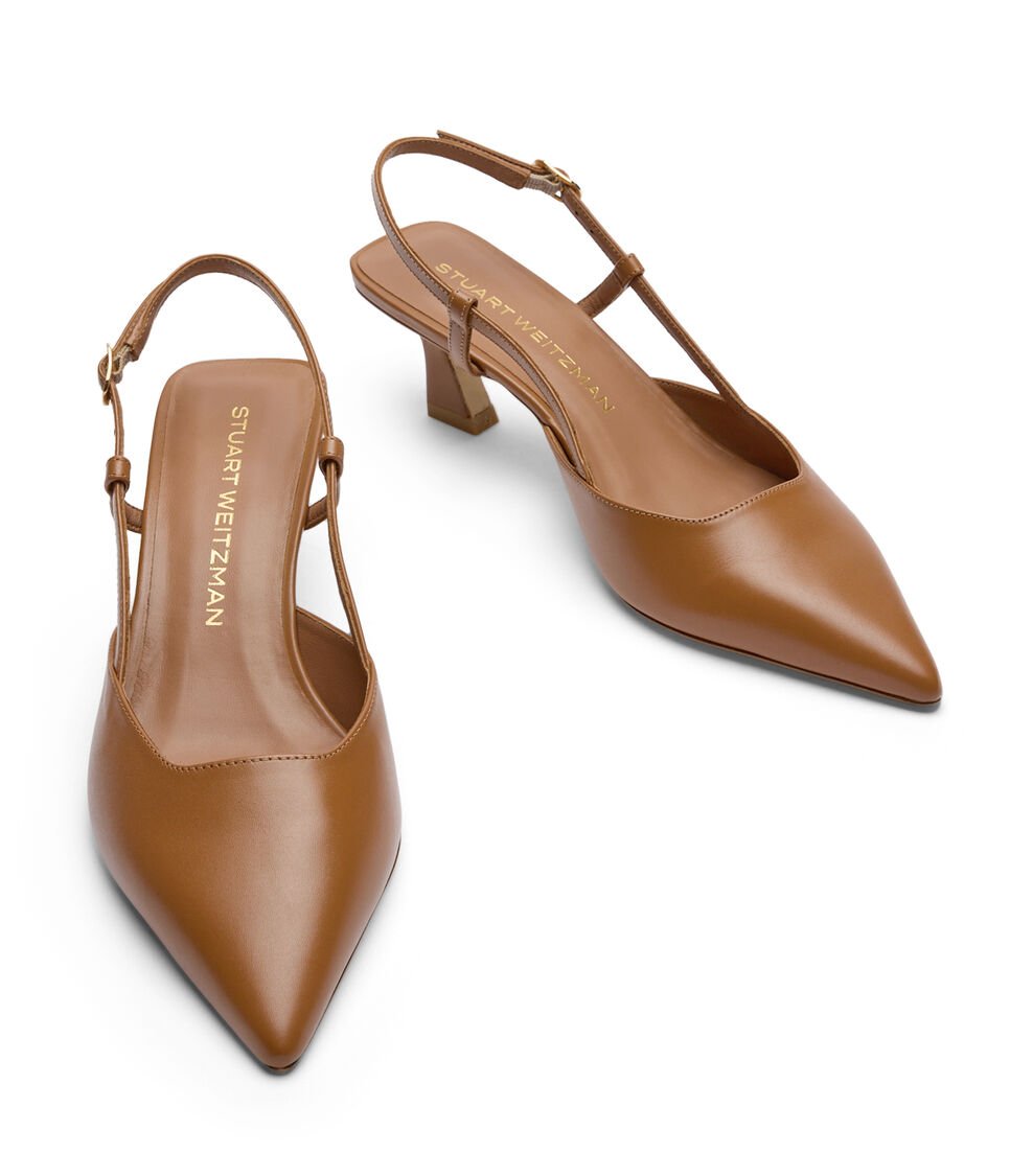 Stuart Weitzman VINNIE 50 SLINGBACK En AVELLANA De Mujer | Stuart Weitzman®